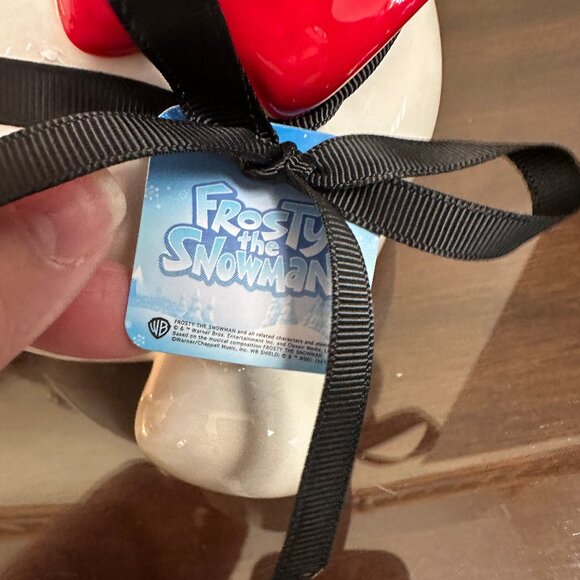 Rae Dunn x Frosty The Snowman 10.5" Winter Christmas Canister Cookie Jar NWT! - Picture 6 of 9